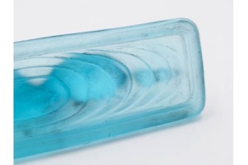 戦前　当時物　金魚モチーフのガラスの文鎮　(R-086828)