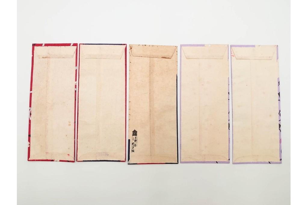京都さくら井屋　小林かいち・その他　アールデコ調デザイン他　木版画絵封筒51点セット　(R-086829)