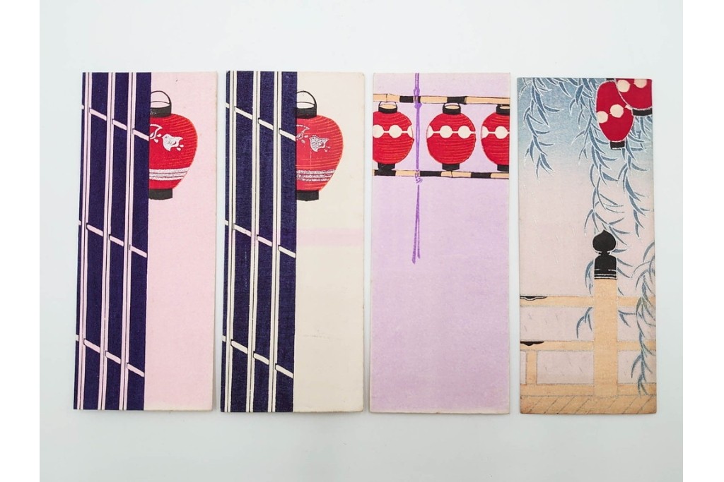 京都さくら井屋　小林かいち・その他　アールデコ調デザイン他　木版画絵封筒51点セット　(R-086829)