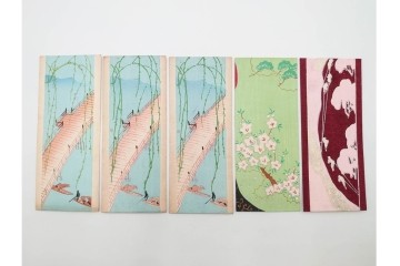 京都さくら井屋　小林かいち・その他　アールデコ調デザイン他　木版画絵封筒51点セット　(R-086829)