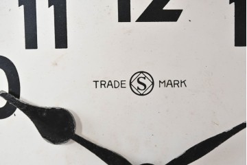 和製アンティーク　精工舎(SEIKOSHA、セイコー)　素朴でシンプルな丸型掛け時計　(R-086839)