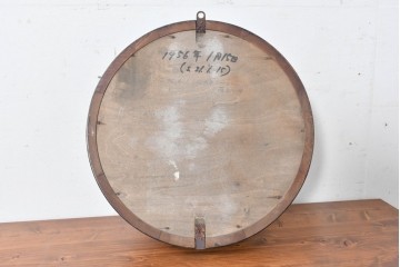 和製アンティーク　精工舎(SEIKOSHA、セイコー)　素朴でシンプルな丸型掛け時計　(R-086839)