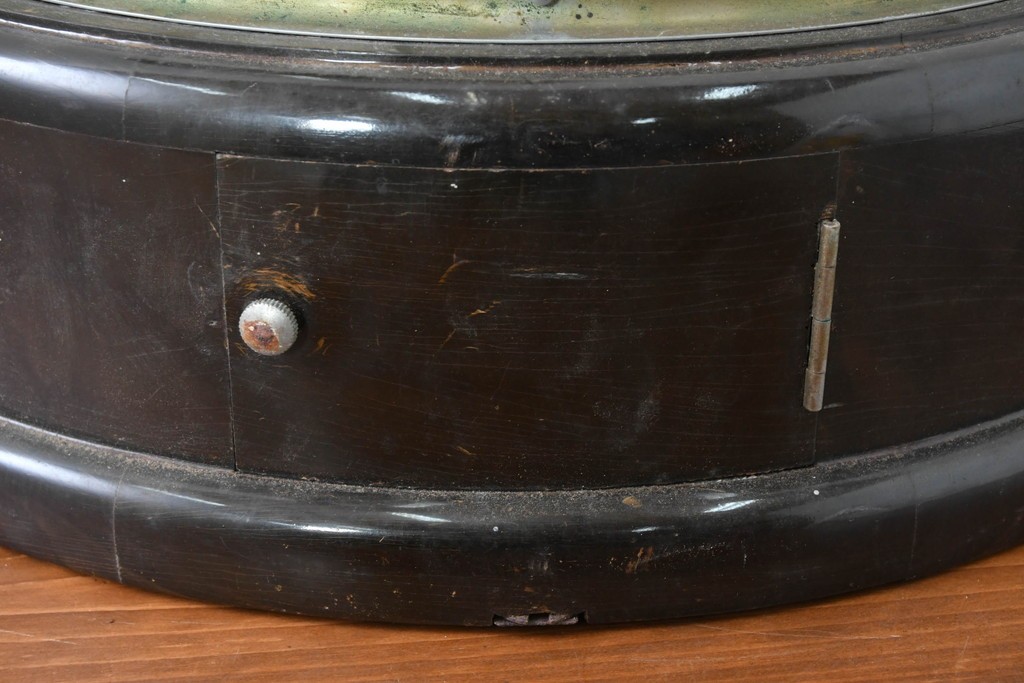 和製アンティーク　精工舎(SEIKOSHA、セイコー)　素朴でシンプルな丸型掛け時計　(R-086839)
