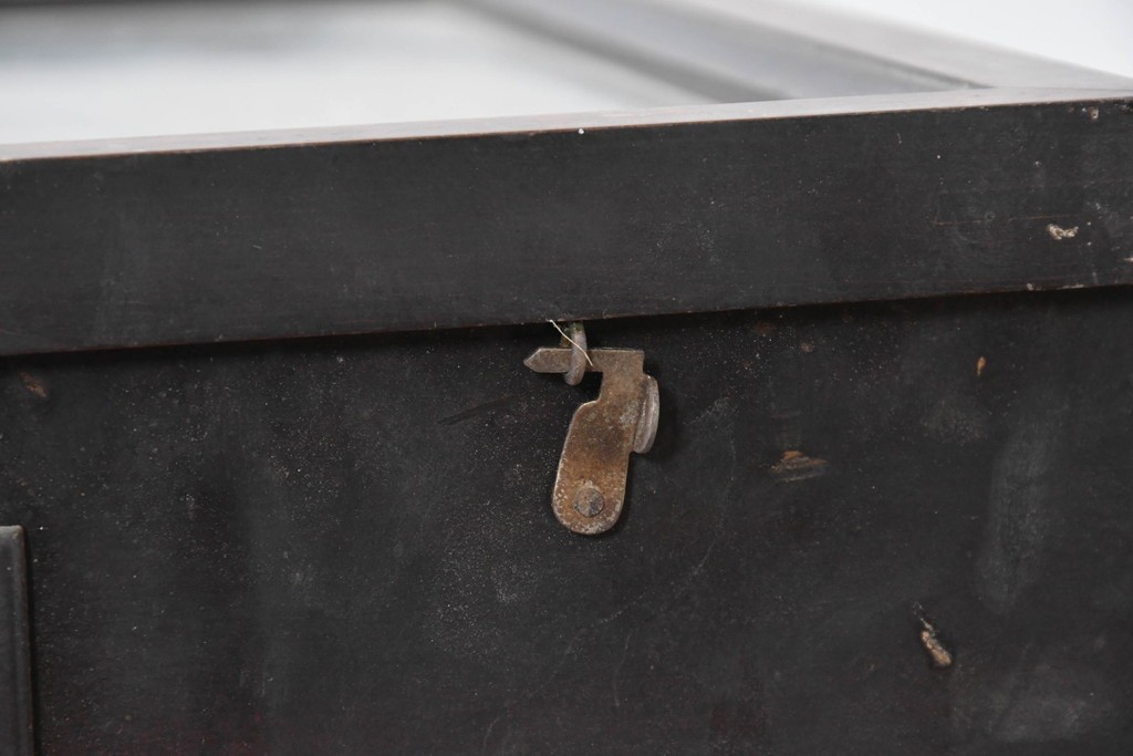 和製アンティーク　Meiji(明治時計社)　市松風の文字盤デザインがおしゃれな掛け時計　(R-086841)