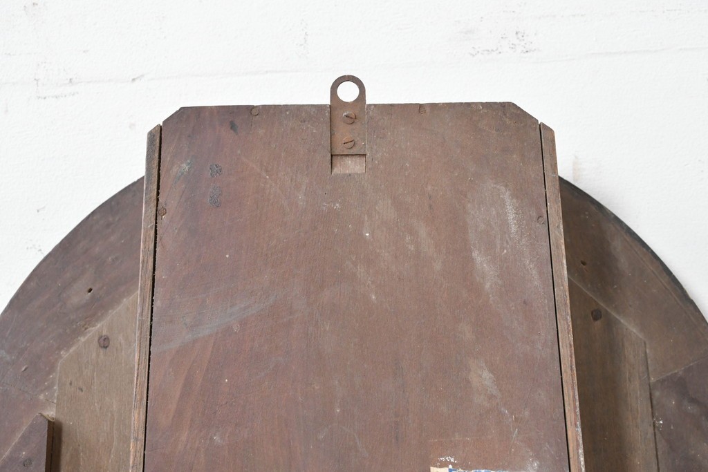 和製アンティーク　精工舎(SEIKOSHA、セイコー)　大きな数字の文字盤が魅力の丸型掛け時計　(R-086842)