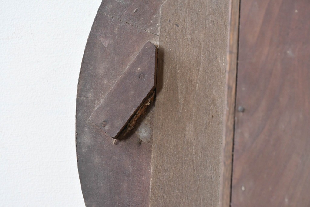 和製アンティーク　精工舎(SEIKOSHA、セイコー)　大きな数字の文字盤が魅力の丸型掛け時計　(R-086842)