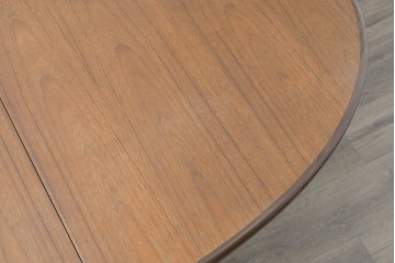 イギリスヴィンテージ　G-PLAN(ジープラン)　広々使えるオーバル型のホエールレッグ・エクステンションテーブル　(R-086844)