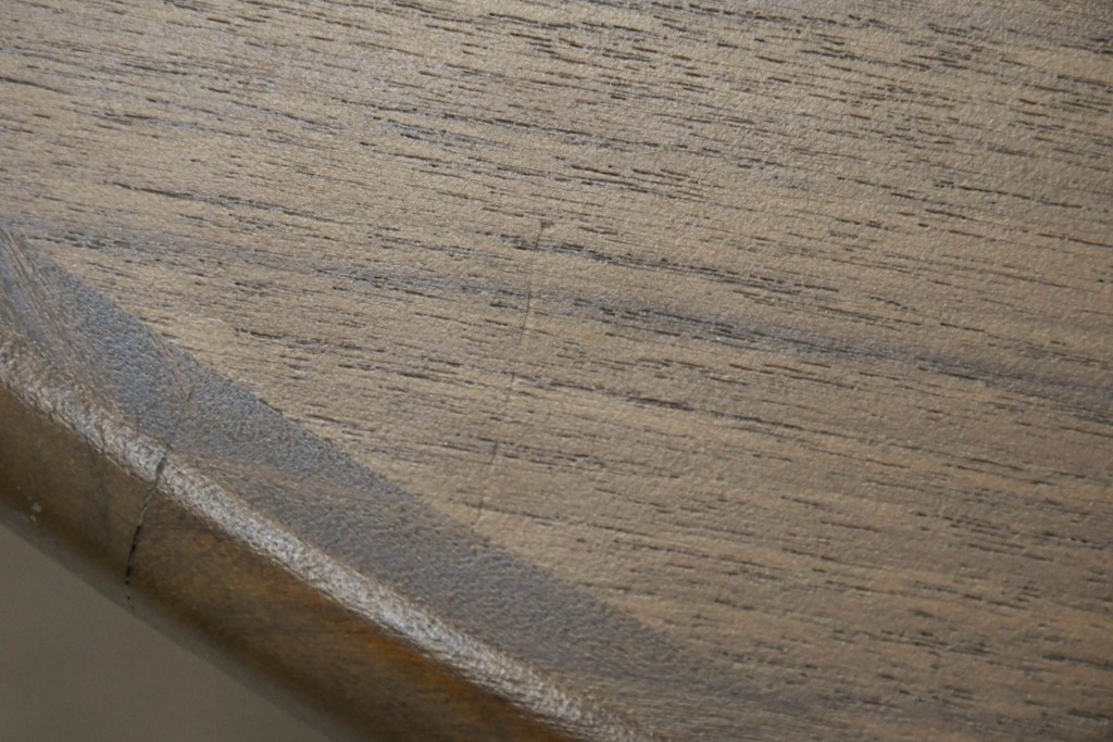 イギリスヴィンテージ　G-PLAN(ジープラン)　広々使えるオーバル型のホエールレッグ・エクステンションテーブル　(R-086844)