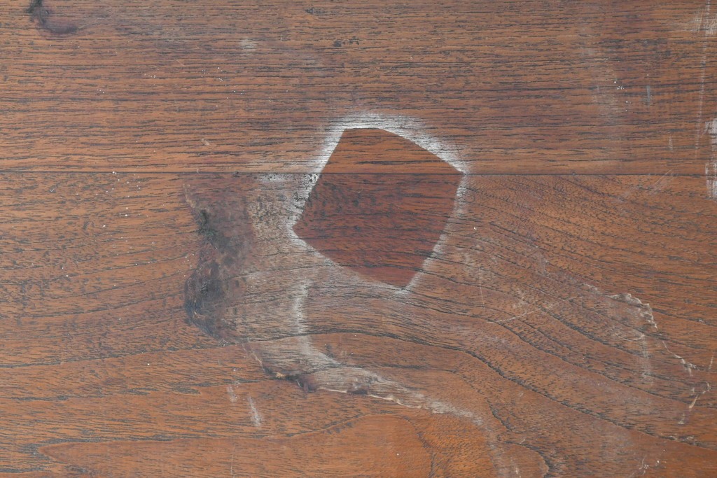 ヴィンテージ　ディスプレイ台やテレビ台としてもおすすめ!　チーク材の素朴な裁ち板　(R-086846)