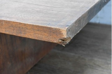 ヴィンテージ　ディスプレイ台やテレビ台としてもおすすめ!　チーク材の素朴な裁ち板　(R-086846)