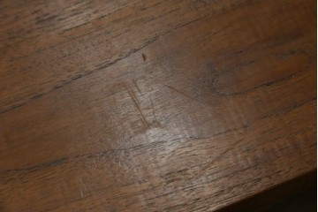 和製ヴィンテージ　チーク材　ディスプレイ台やテレビ台としてもおすすめ!　無垢材ローテーブル　(R-086846)