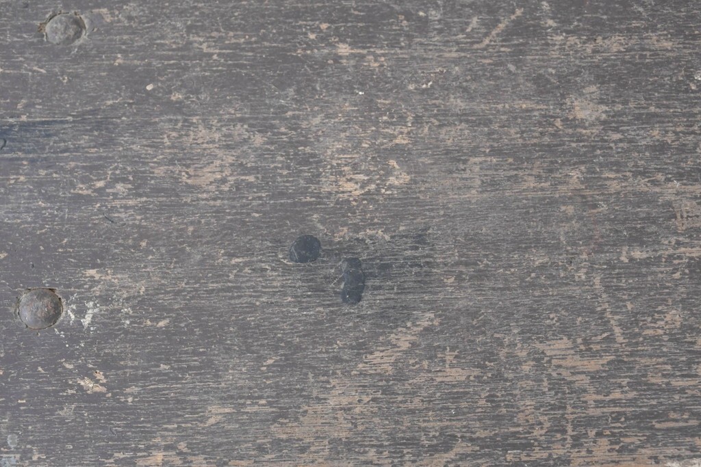 和製ヴィンテージ　建築足場をリメイクした無骨な折りたたみ式作業台　(R-086847)