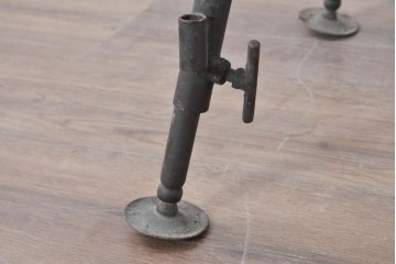 和製ヴィンテージ　建築足場をリメイクした無骨な折りたたみ式作業台　(R-086847)