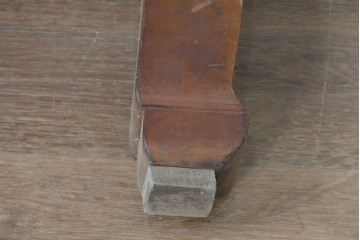 和製アンティーク　栃(トチ)材　希少な縮み杢が使用された飴色の座卓　(R-086848)