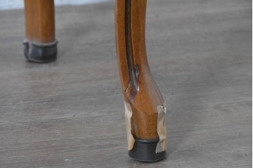 中古　イタリア高級輸入家具　華やかなゴブラン織りのダイニングチェア　(R-086849)