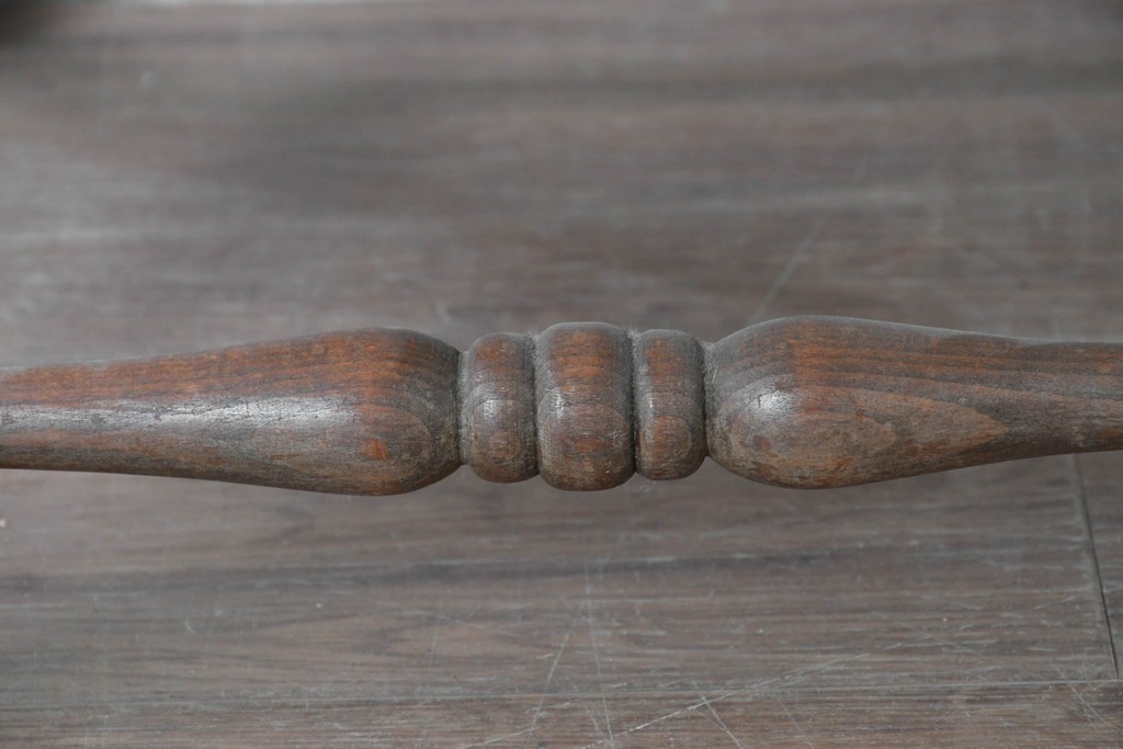 スペインヴィンテージ　Pierre Lottier(ピエール・ロティエ)　本革を格子状に編み込んだスリッパチェア　(R-086850)