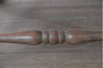 スペインヴィンテージ　Pierre Lottier(ピエール・ロティエ)　本革を格子状に編み込んだスリッパチェア　(R-086850)