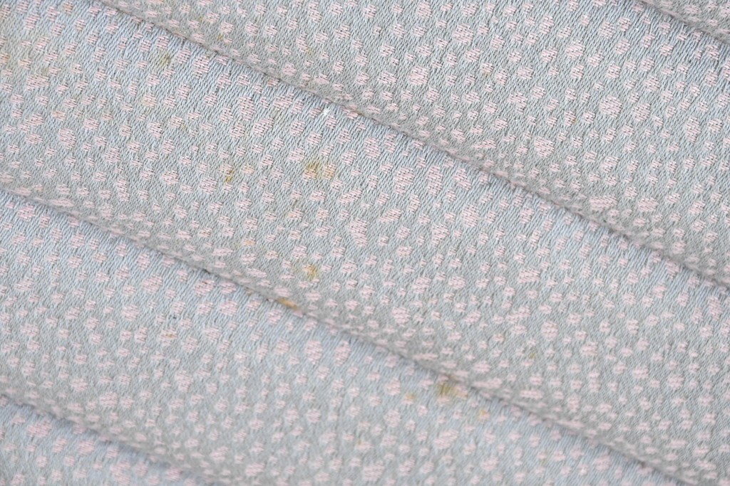 中古　天童木工(Tendo)　ヘロン(HERON)シリーズ　継ぎ目のないサイドフレームが特徴のロッキングチェアとオットマンのセット　(R-086851)