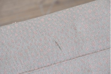 中古　天童木工(Tendo)　ヘロン(HERON)シリーズ　継ぎ目のないサイドフレームが特徴のロッキングチェアとオットマンのセット　(R-086851)