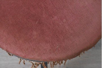 和製ヴィンテージ　クラシカルなフリンジ飾り付きのピアノスツール　(R-086853)