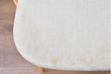 中古　イタリア製　porada(ポラダ)　Ester(エスター)シリーズ　ナチュラルアッシュ　曲線が美しいダイニングチェア4脚セット　定価(4脚合計)約137万円　(R-086854)