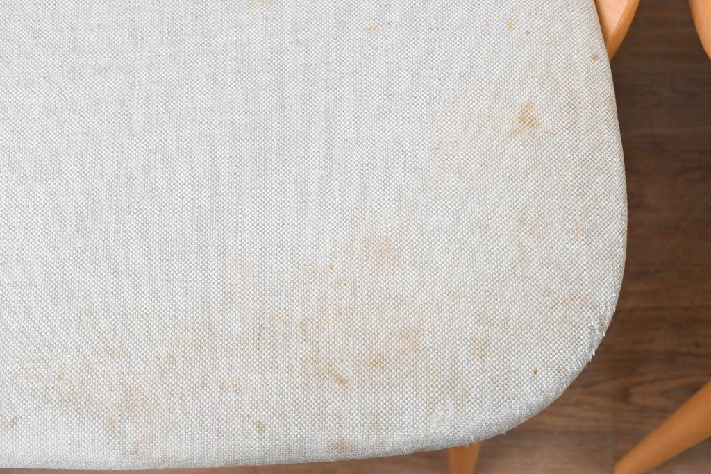 中古　イタリア製　porada(ポラダ)　Ester(エスター)シリーズ　ナチュラルアッシュ　曲線が美しいダイニングチェア4脚セット　定価(4脚合計)約137万円　(R-086854)