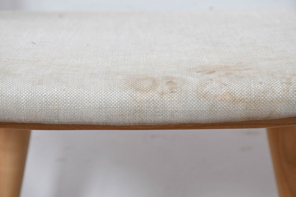 中古　イタリア製　porada(ポラダ)　Ester(エスター)シリーズ　ナチュラルアッシュ　曲線が美しいダイニングチェア4脚セット　定価(4脚合計)約137万円　(R-086854)