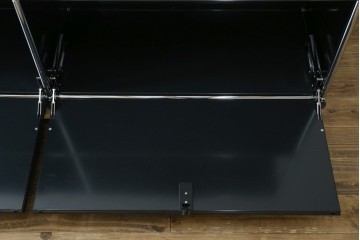 中古　スイス　USMハラー(USM Haller)　ドロップダウンドア収納付きの2段シェルフ　定価約24万円　(R-086855)