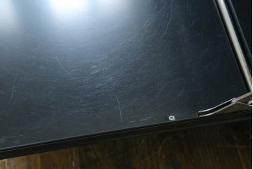 中古　スイス　USMハラー(USM Haller)　ドロップダウンドア収納付きの2段シェルフ　定価約24万円　(R-086855)