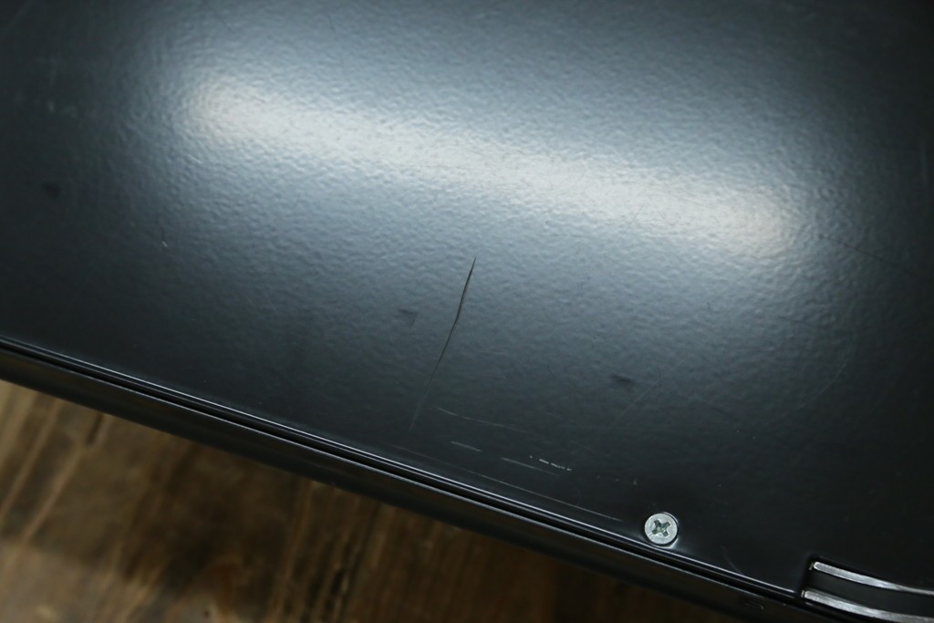 中古　スイス　USMハラー(USM Haller)　ドロップダウンドア収納付きの2段シェルフ　定価約24万円　(R-086855)