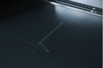 中古　スイス　USMハラー(USM Haller)　ドロップダウンドア収納付きの2段シェルフ　定価約24万円　(R-086855)