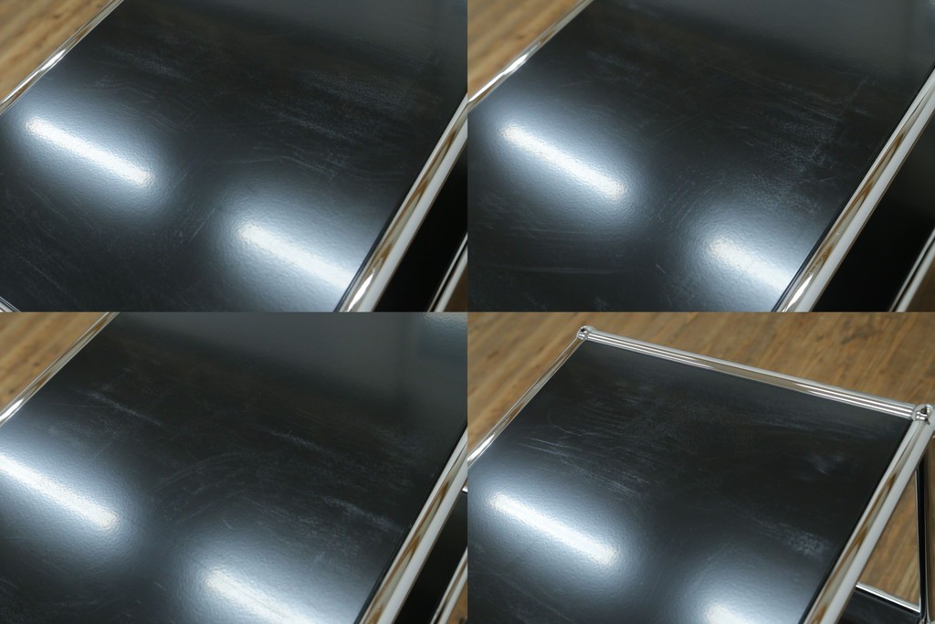 中古　スイス　USMハラー(USM Haller)　ドロップダウンドア収納付きの2段シェルフ　定価約24万円　(R-086855)