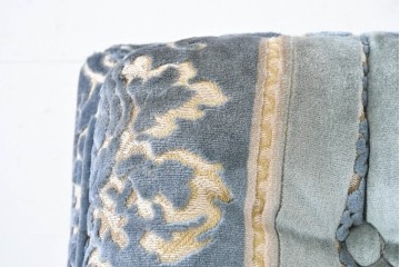 中古　DREXEL HERITAGE(ドレクセルヘリテイジ)　アカンサス紋様のジャガード織りが上品なラウンジチェア　(R-086858)