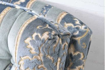 中古　DREXEL HERITAGE(ドレクセルヘリテイジ)　アカンサス紋様のジャガード織りが上品なラウンジチェア　(R-086858)