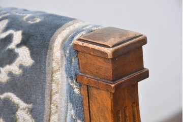 中古　DREXEL HERITAGE(ドレクセルヘリテイジ)　アカンサス紋様のジャガード織りが上品なラウンジチェア　(R-086858)