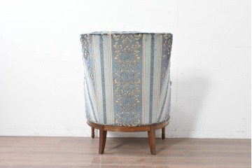 中古　DREXEL HERITAGE(ドレクセルヘリテイジ)　アカンサス紋様のジャガード織りが上品なラウンジチェア　(R-086858)