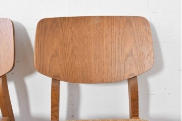 中古　トラックファニチャー(TRUCK FURNITURE)　楢(ナラ)材　ナチュラルな素材感が魅力のTORCH(トーチ)チェア4脚セット　定価(4脚合計)約32万7千円　(R-086861)