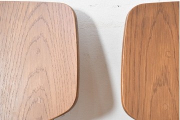 中古　トラックファニチャー(TRUCK FURNITURE)　楢(ナラ)材　ナチュラルな素材感が魅力のTORCH(トーチ)チェア4脚セット　定価(4脚合計)約32万7千円　(R-086861)