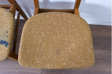 中古　トラックファニチャー(TRUCK FURNITURE)　楢(ナラ)材　ナチュラルな素材感が魅力のTORCH(トーチ)チェア4脚セット　定価(4脚合計)約32万7千円　(R-086861)