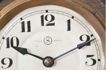 和製アンティーク　大正ロマン　精工舎(SEIKOSHA、セイコー)　アーチ型が可愛らしい小ぶりな振り子時計　(R-086869)