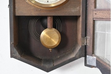 和製アンティーク　大正ロマン　精工舎(SEIKOSHA、セイコー)　アーチ型が可愛らしい小ぶりな振り子時計　(R-086869)