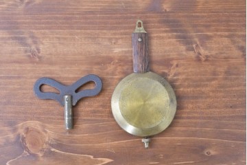 和製アンティーク　大正ロマン　精工舎(SEIKOSHA、セイコー)　アーチ型が可愛らしい小ぶりな振り子時計　(R-086869)