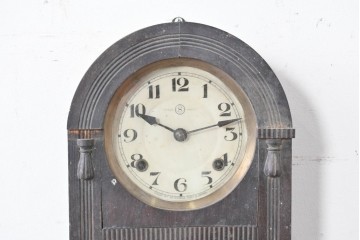 和製アンティーク　大正ロマン　精工舎(SEIKOSHA、セイコー)　アーチ型が可愛らしい小ぶりな振り子時計　(R-086869)