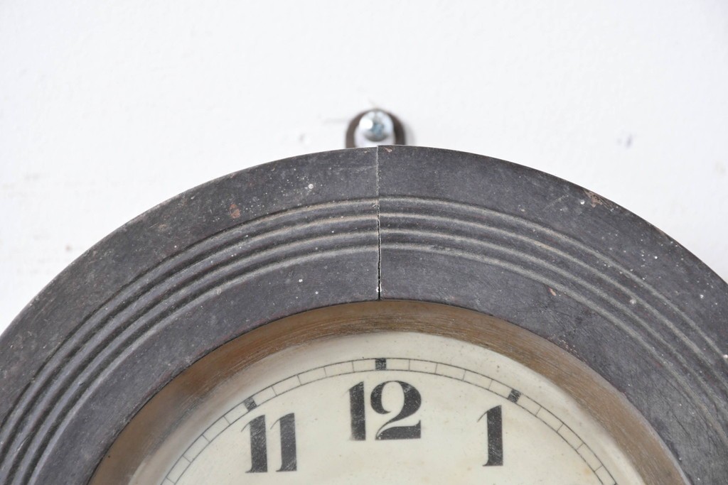 和製アンティーク　大正ロマン　精工舎(SEIKOSHA、セイコー)　アーチ型が可愛らしい小ぶりな振り子時計　(R-086869)