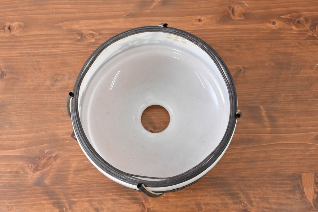 《引っ掛けシーリング式ペンダントライト加工費込み》　和製アンティーク　切子細工(葡萄)とセルロイド装飾をあしらったペンダントライト　(R-086874)