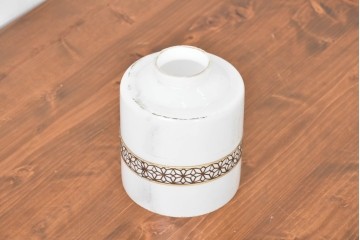 《引っ掛けシーリング式ペンダントライト加工費込み》　和製アンティーク　セルロイド装飾(麻の葉模様)をあしらった小さなペンダントライト　(R-086876)