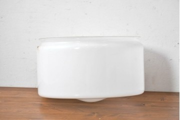 《天井・壁付け照明加工費込み》　和製ヴィンテージ　シンプルな円筒型のシーリングライト　(R-086881)