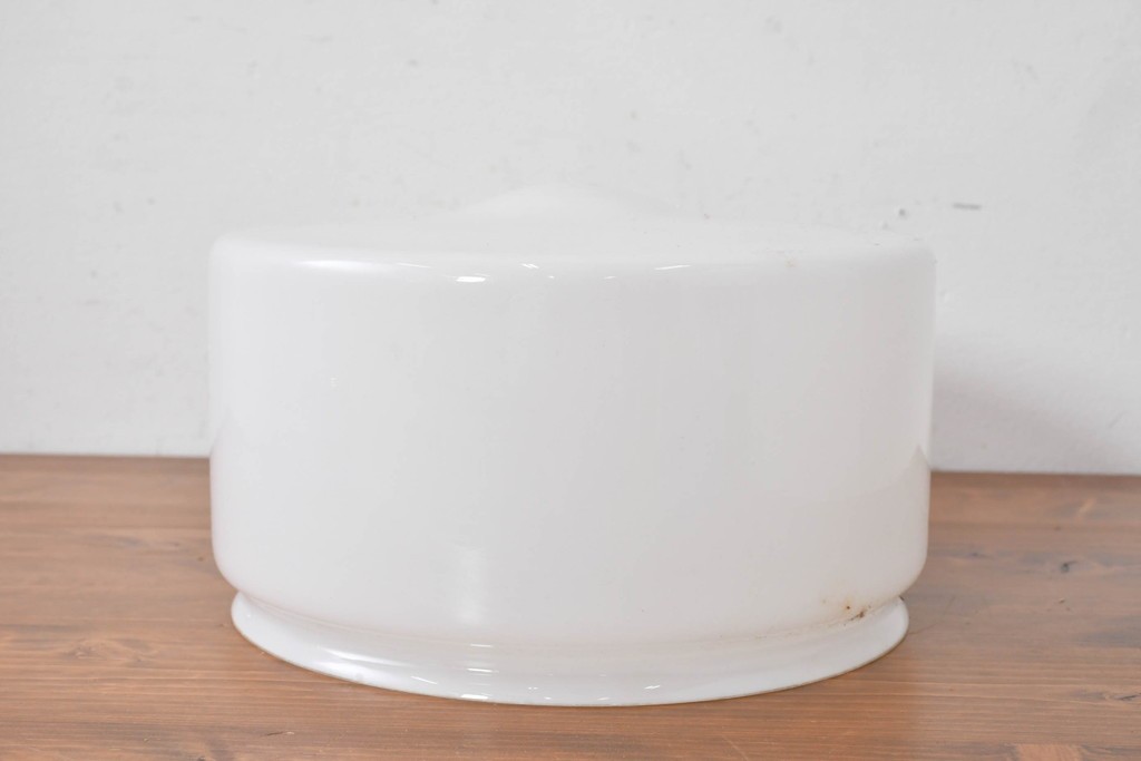 《天井・壁付け照明加工費込み》　和製ヴィンテージ　シンプルな円筒型のシーリングライト　(R-086881)