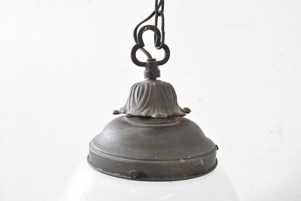 和製アンティーク　空間に重厚感を添えるブラケットが魅力な吊り下げ照明　(R-086893)