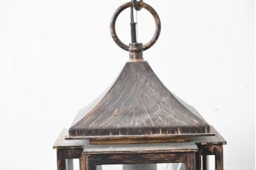 中古　アンティーク調　素朴で上品な雰囲気の吊り下げ照明　(R-086895)